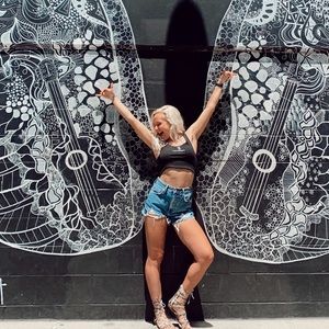 Cowgirl shirt worn once, size small, forever 21